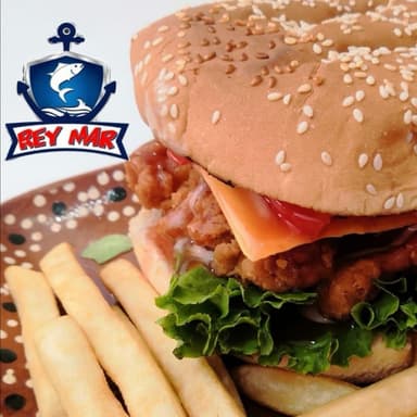 Hamburguesa Pescado Empanizado