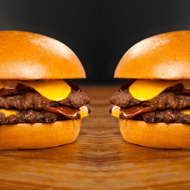 2x1 Angus double smash bacon cheese burger