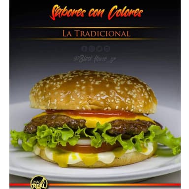 Hamburguesa Clasica con papas