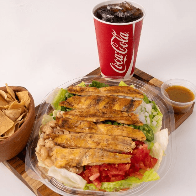 Ensalada del Norte con Pollo y Refresco 600 Ml.