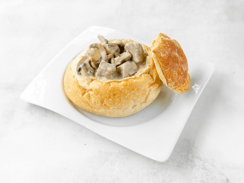 Panne Cook Ternera y Champiñones