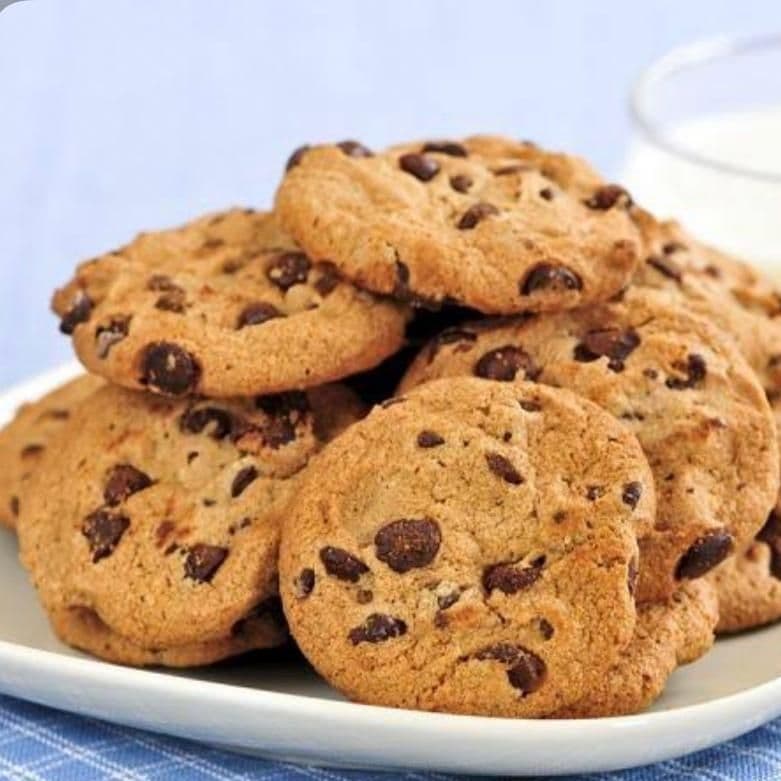 Galleta con chispas de chocolate