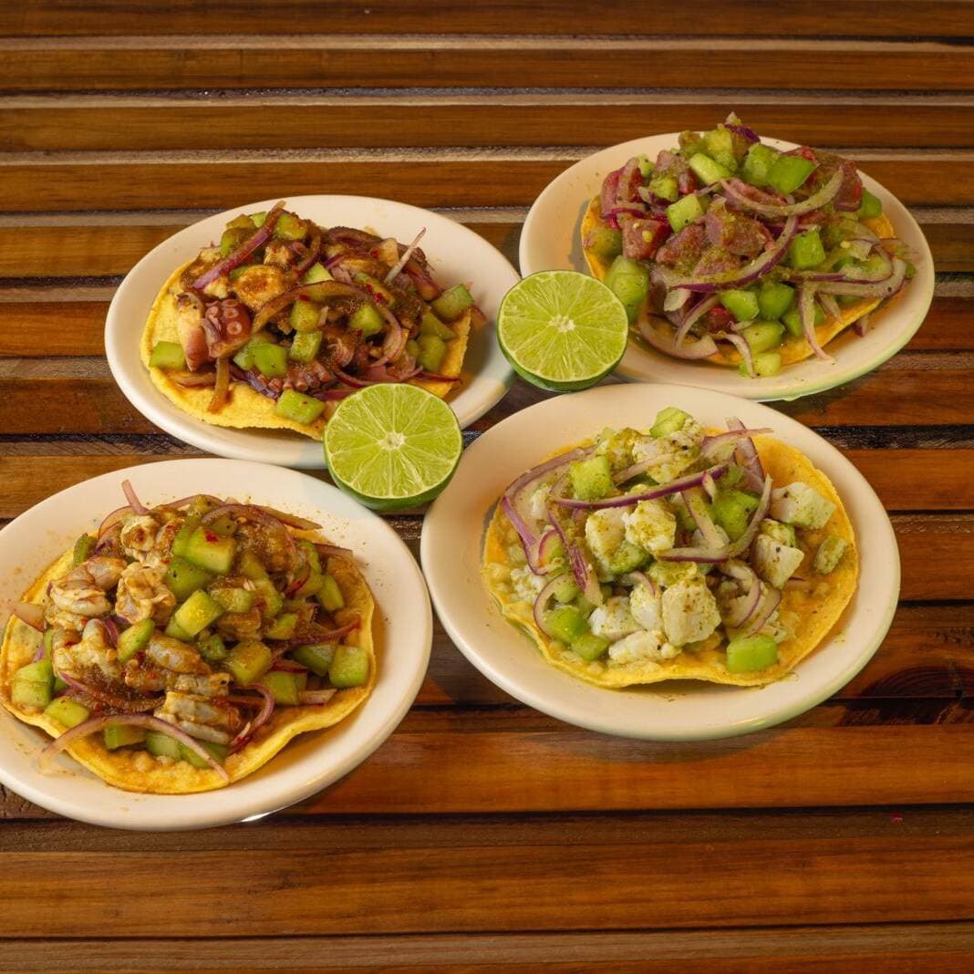 Tostadas Ceviche Mixta
