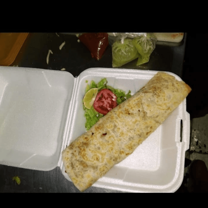 Burrito Mixto (Pastor- Carne Asada) S/Queso