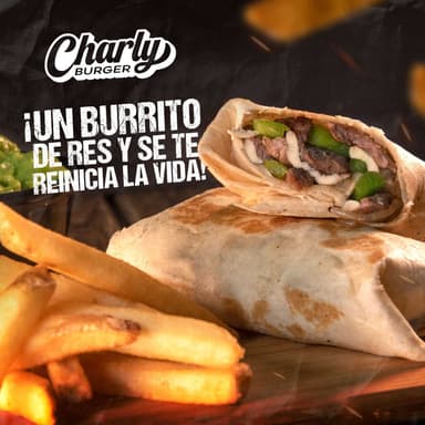 2 pieza Burrito de Carne Asada con papa