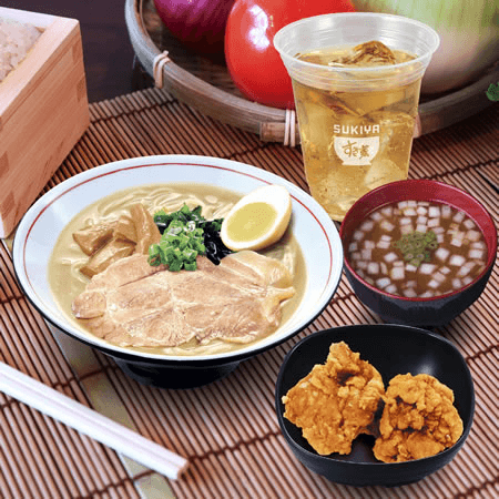 Tonkotsu Ramen Combo Kara-Ague