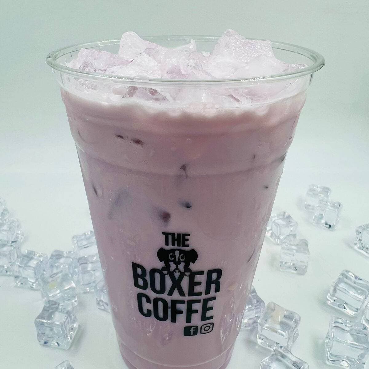 Iced Latte Taro