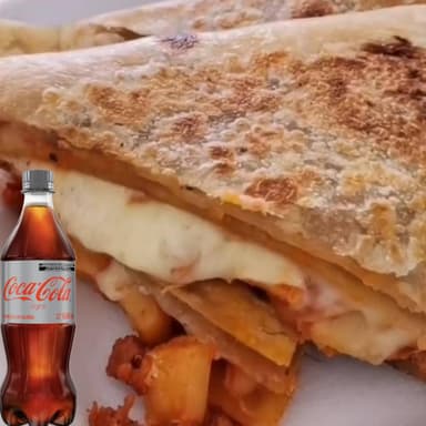 Combo Quesadilla + Coca Cola Light 600 Ml