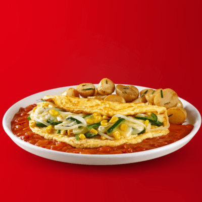 Omelette de Espinacas (2 pzas)