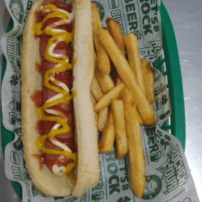 Hotdog & Fries + 120g de Papas