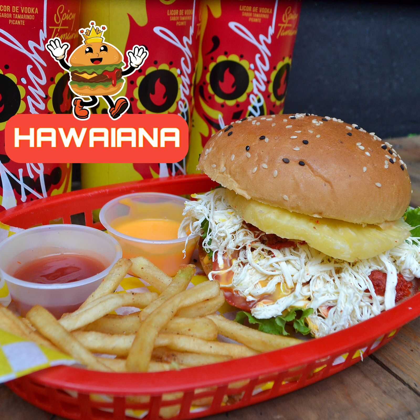 Hamburguesa Hawaiana