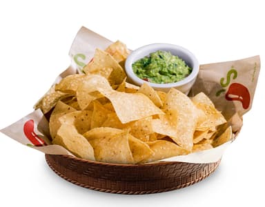 Tostadas Chips con Guacamole