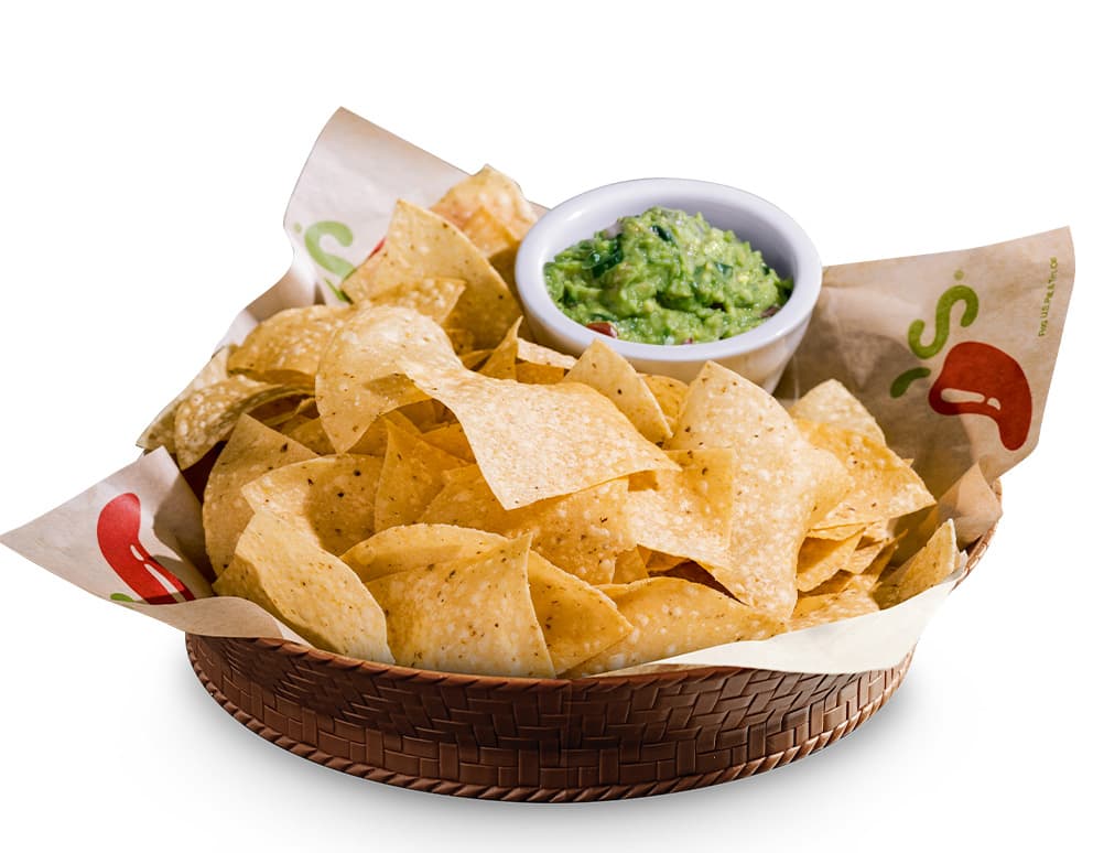 Tostadas Chips con Guacamole