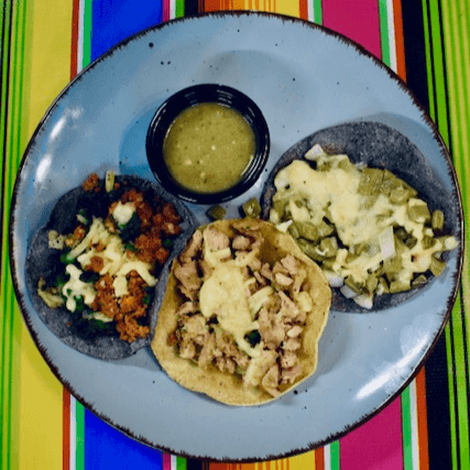 Tacos Chicharron Verde (3pzs)