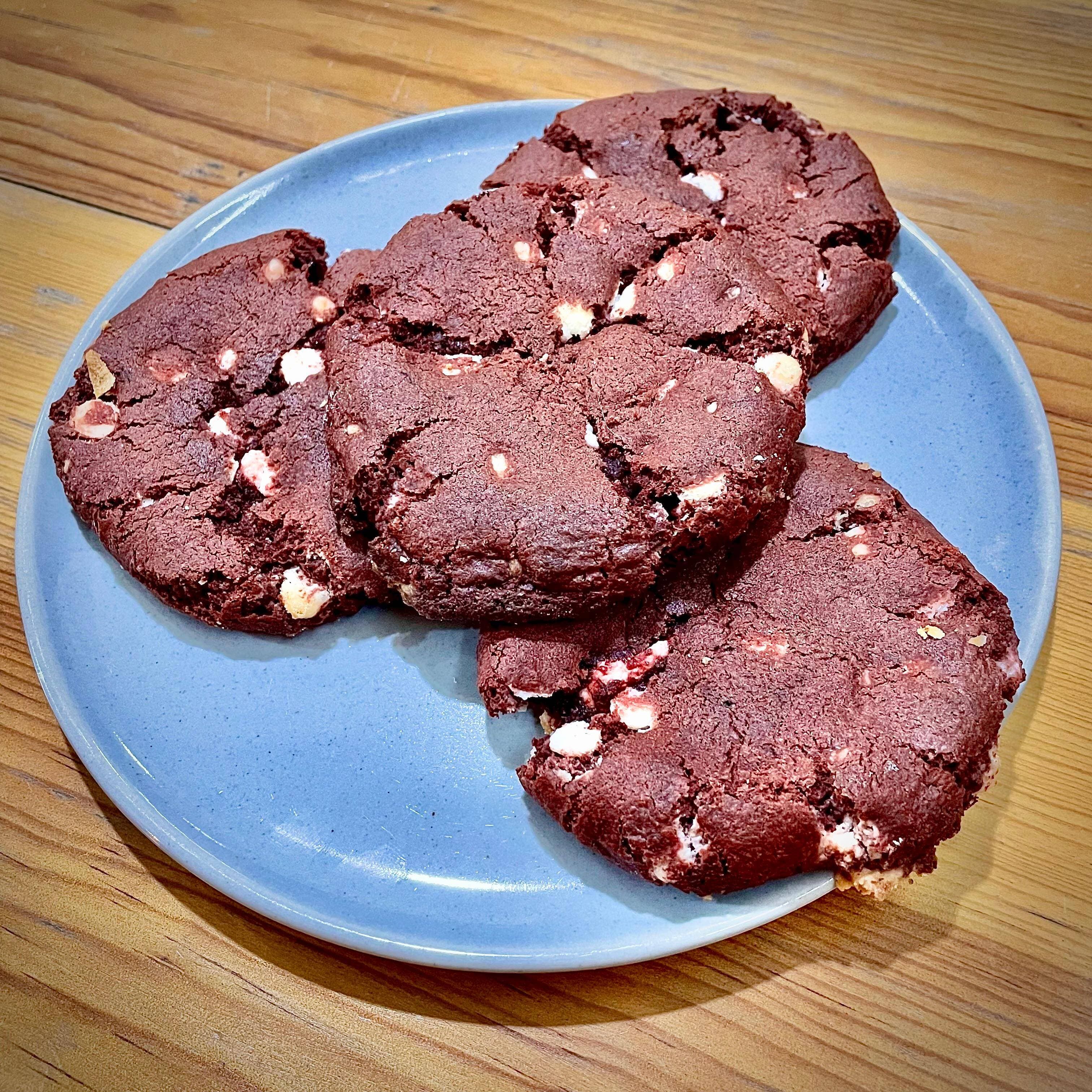 Galleta de red velvet