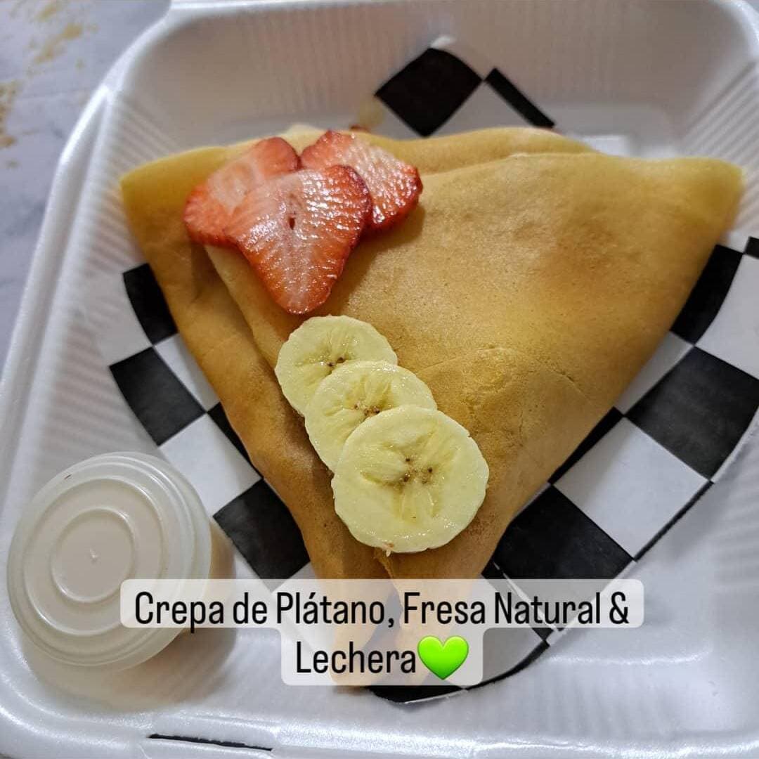 Crepa De Fresa Natural, Plátano & Lechera
