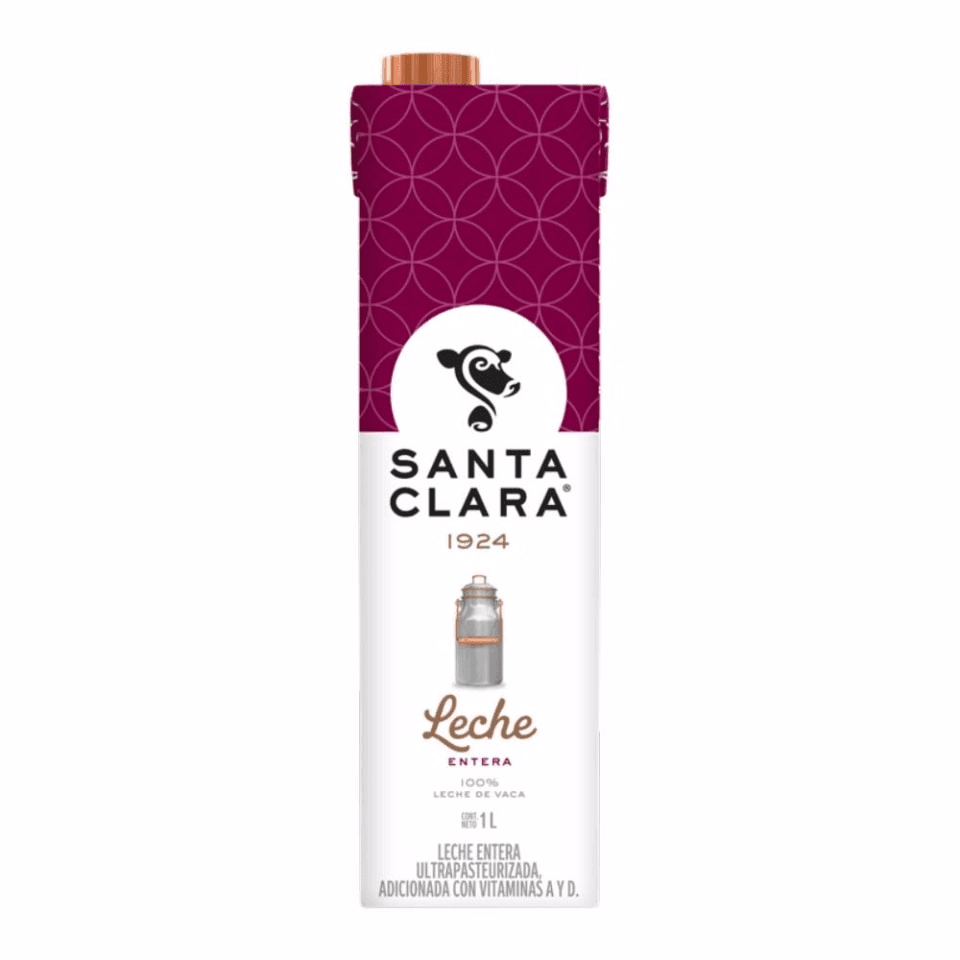 Leche Santa Clara Entera 1L