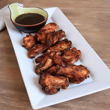 Alas en salsa Teriyaki + Papas fritas