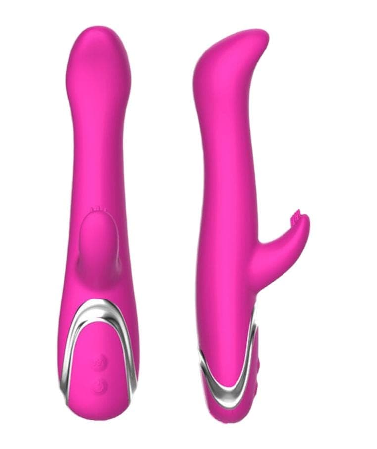 Vibrador consolador doble estimulación recargab...