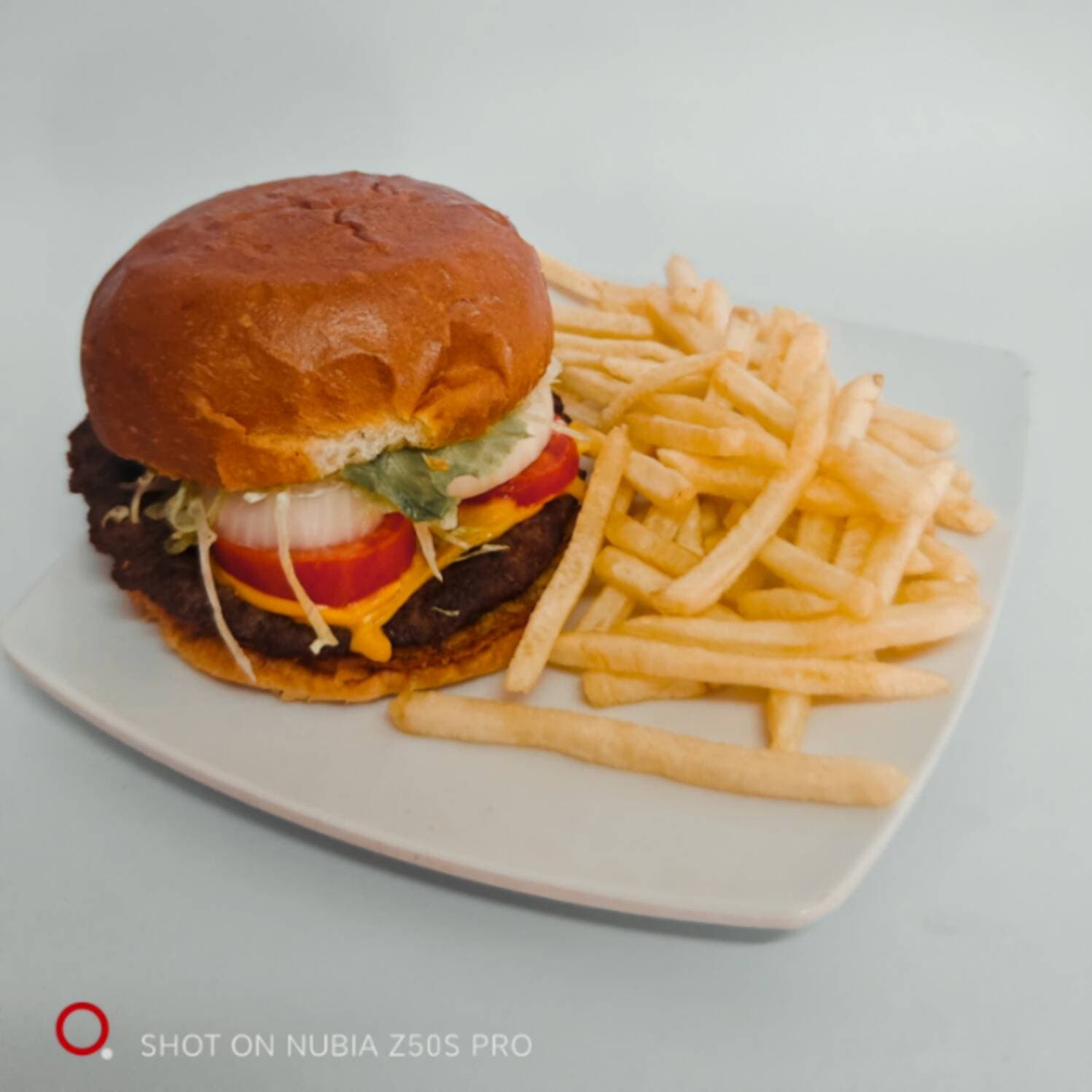 Hamburguesa con Papas