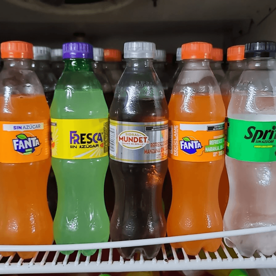 5 Refrescos chicos de sabores