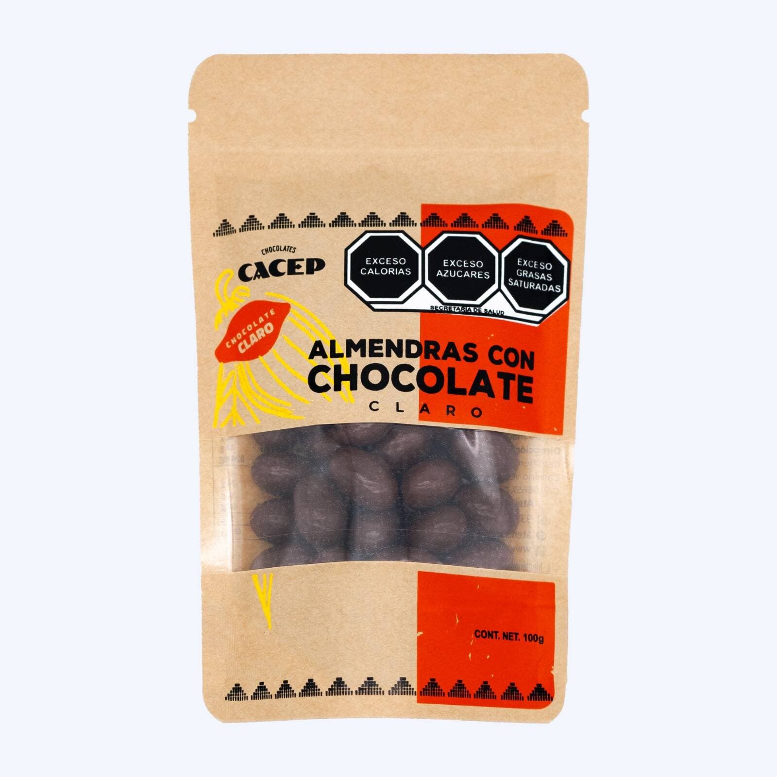 Almendras Confitadas con Chocolate Claro 100g