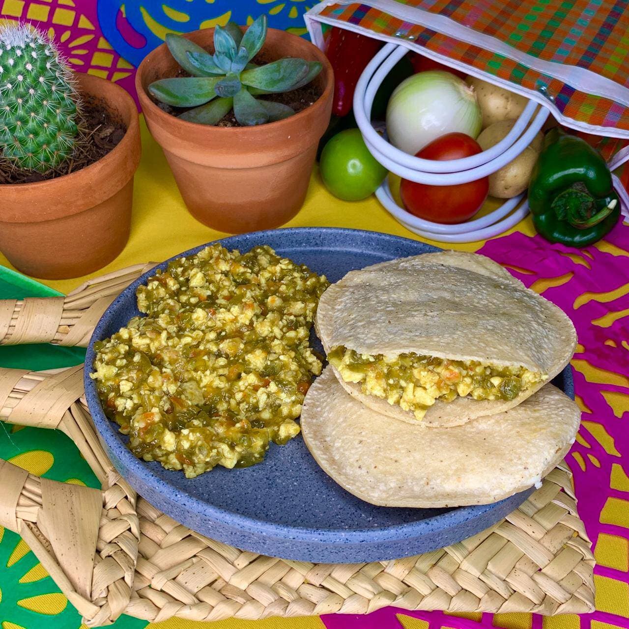 Gordita De Maíz Huevo Verde