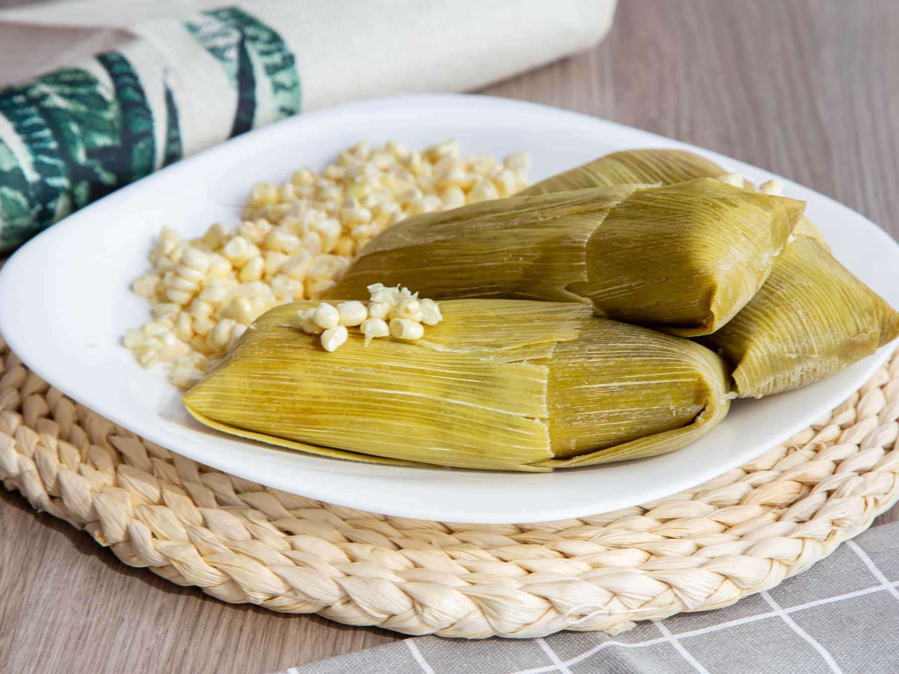 Tamal de Elote Dulce