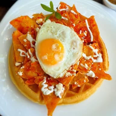 Waffle Chilaquiles