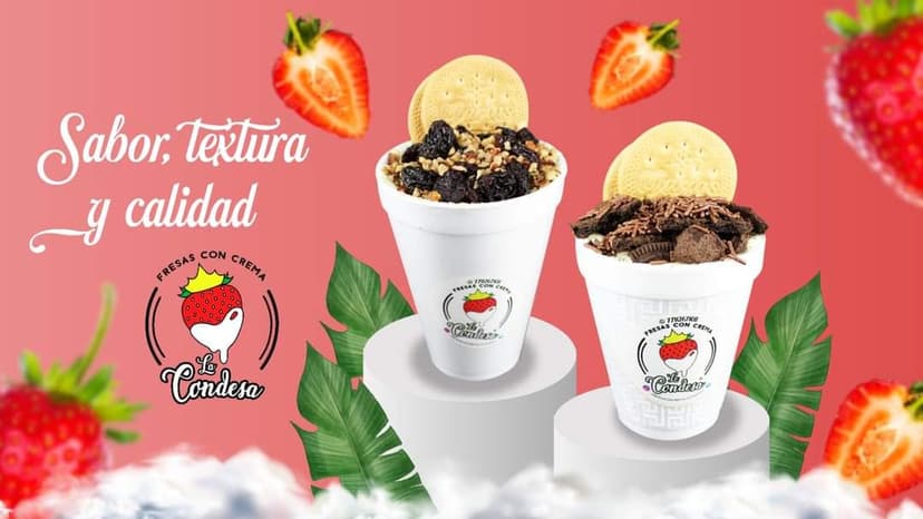Fresas con Crema La Condesa (San Carlos)