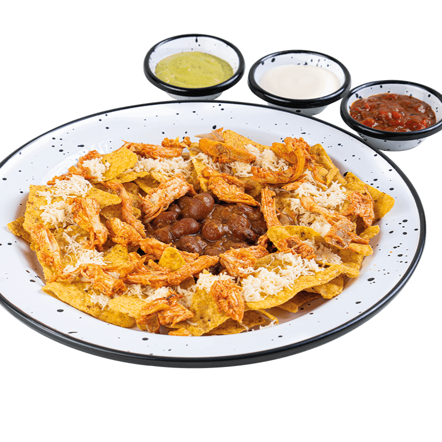 Nachos Con Pollo