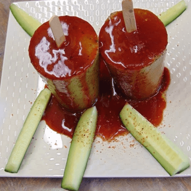 3 Paletas de Hielo de Pepino