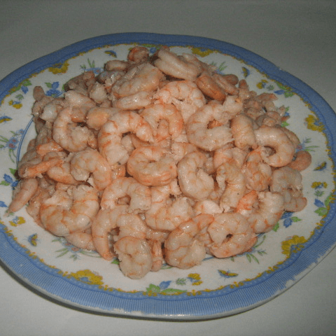Camarones en Salsa de Soya