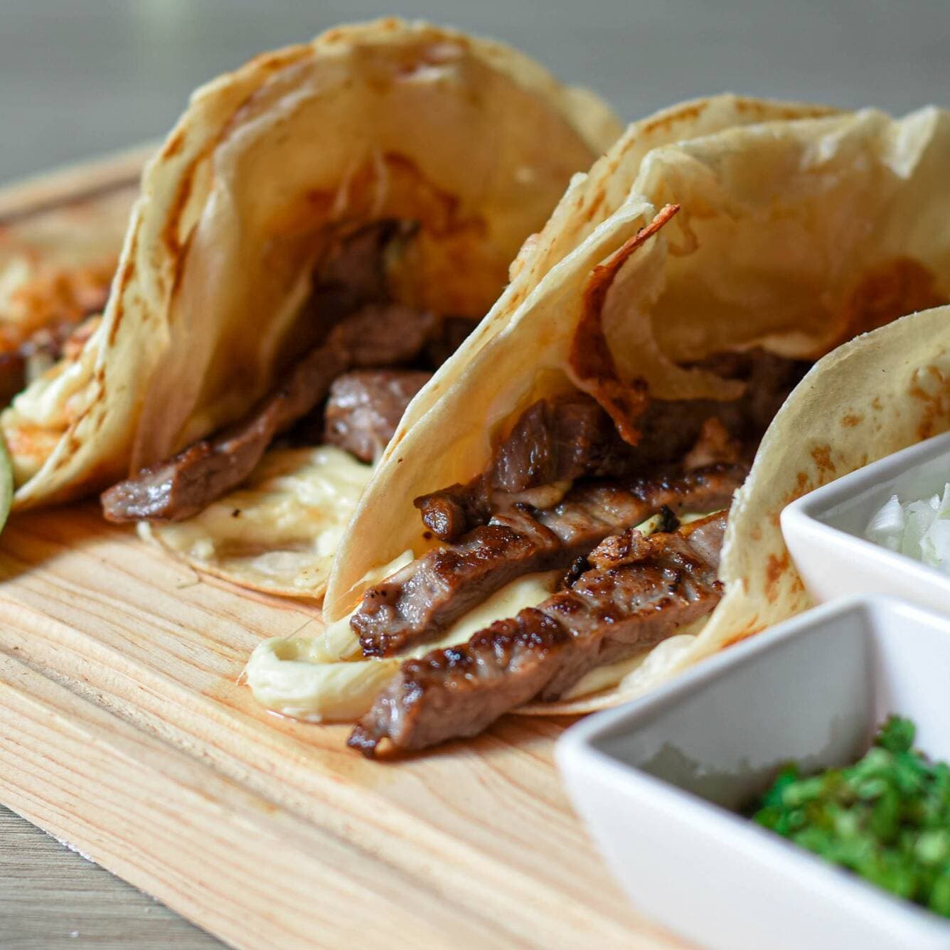 Tacos De Picaña Con Queso