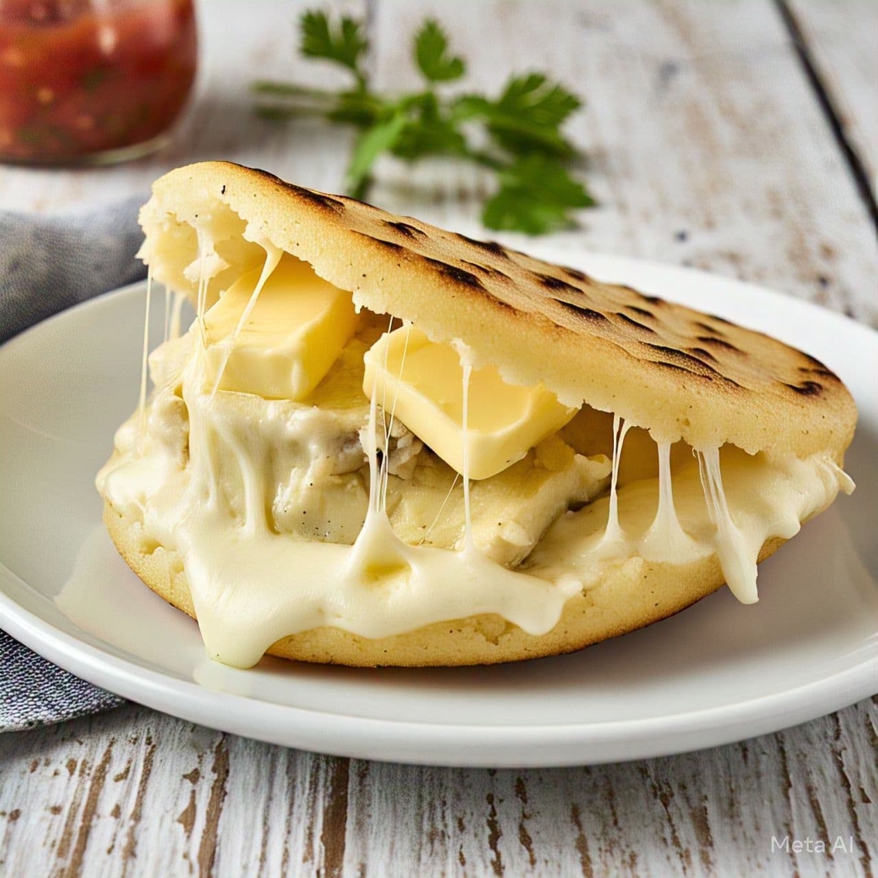 Arepa con Queso