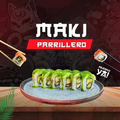 Parrillera Rolls 12 Uds