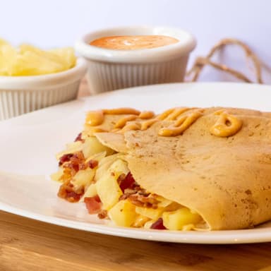 Crepa Salada Vishuddha, Hawaiana con Tocino