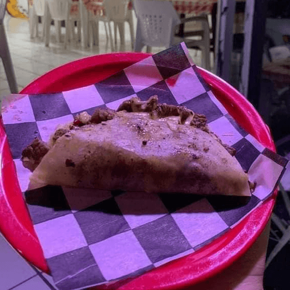 Taco Harina de Bistec