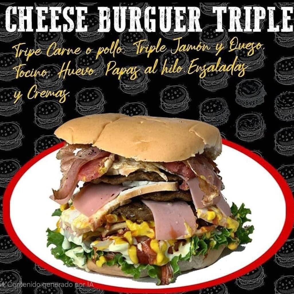 Hamburguesa Triple