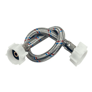 ALIMENTADOR FLEXIBLE LAVABO 1/2"X1/2"X40CM