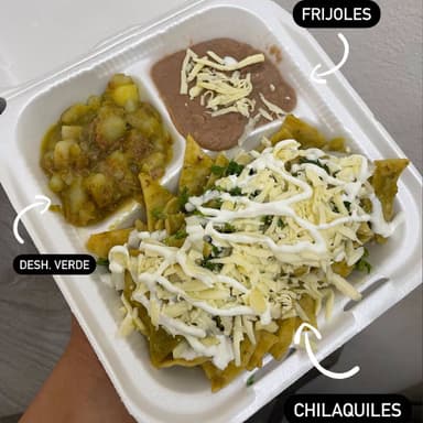 Platillo con Chilaquiles