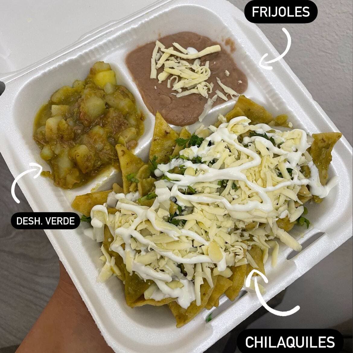 Platillo con Chilaquiles
