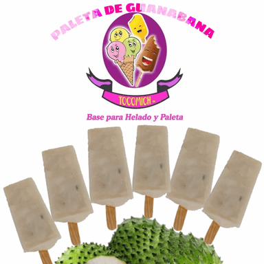 Paleta de Fruta de Guanábana