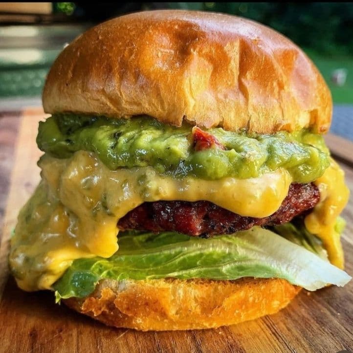 Hamburguesa con guacamole