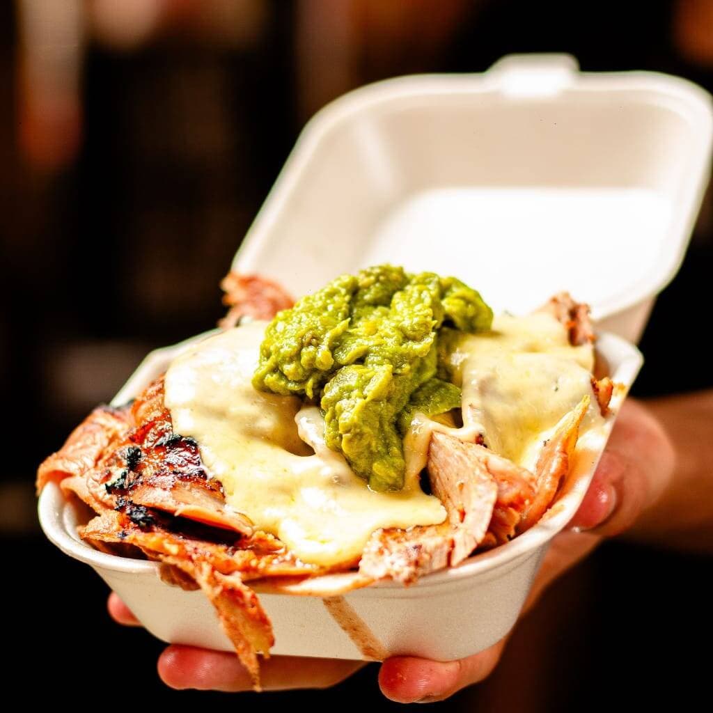 Nachos individual pastor
