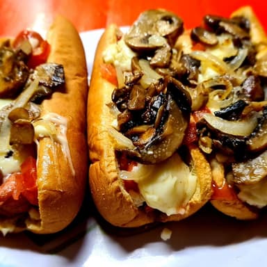 HOT-DOGS CON CHAMPIÑONES