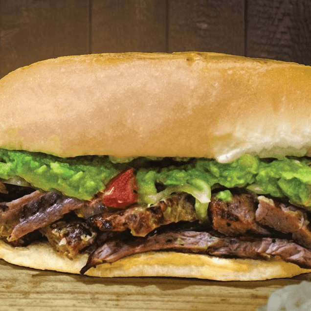Torta de Arrachera