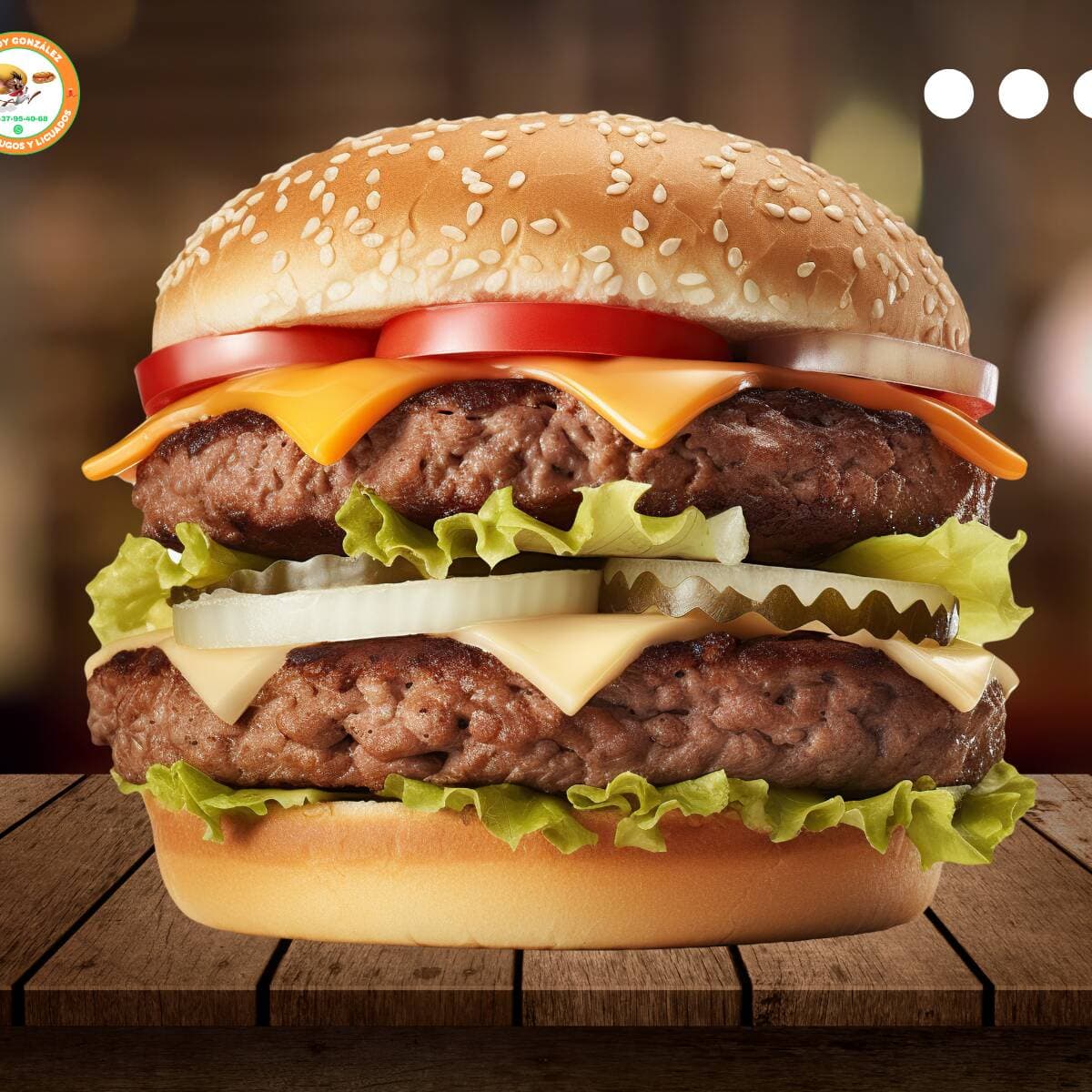 Burger Doble Carne Delicia