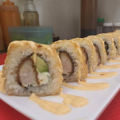 Doble crunchy pollo Roll