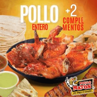 Pollo Entero + 2 Complementos